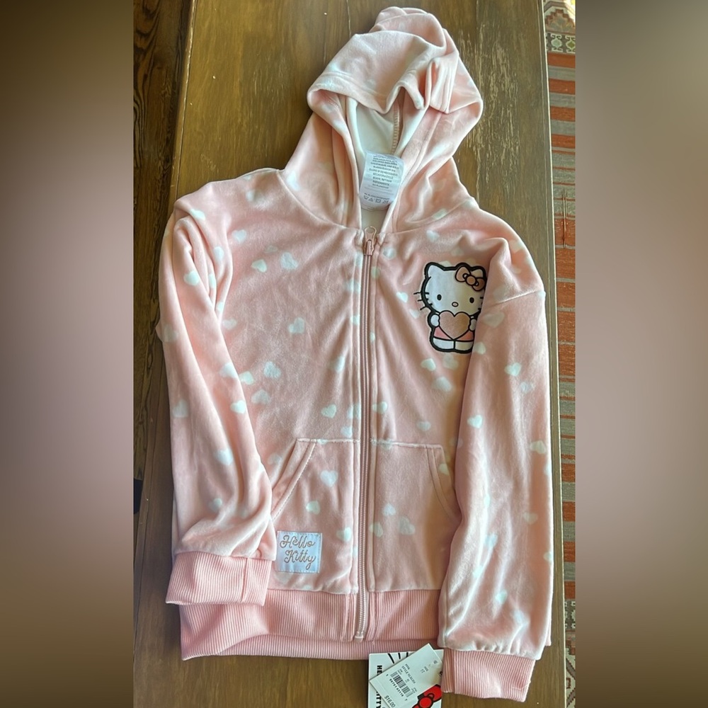 Hello Kitty Pink Heart Hoodie